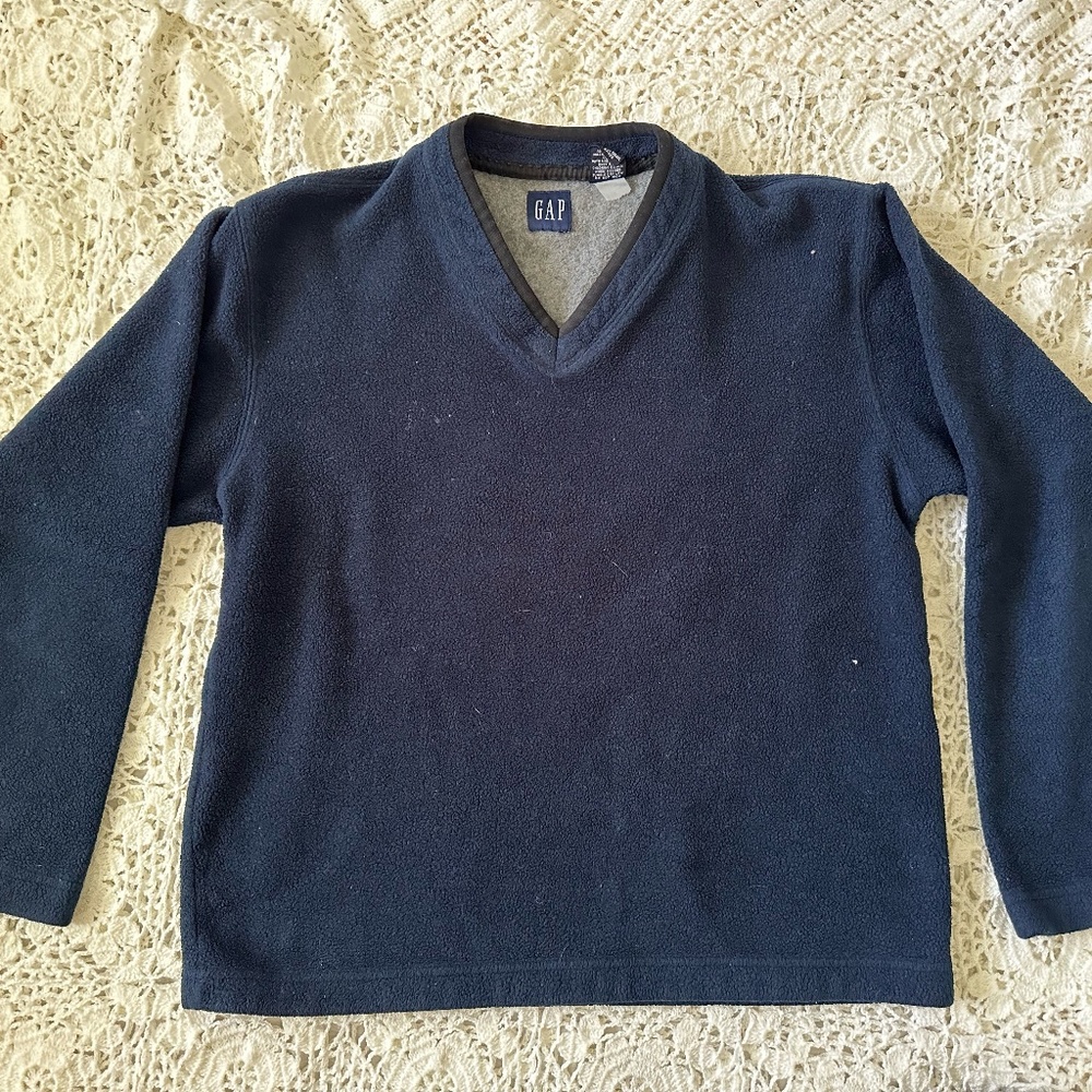 GAP Blue V Neck Pullover